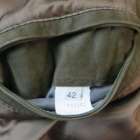 Men's full-length insulated suede jacket - Neto - Picture 4 of 6